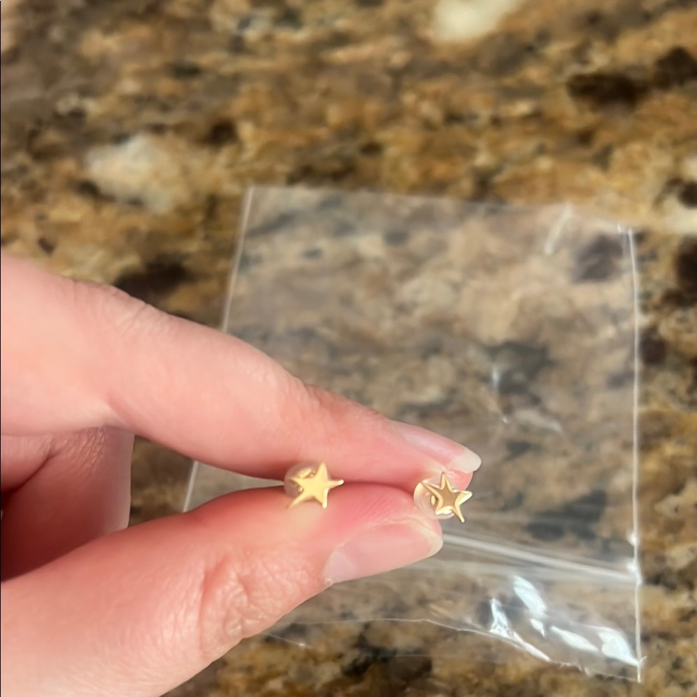 bluboho Gold Star Earrings